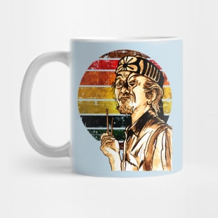 mr miyagi sunset Mug